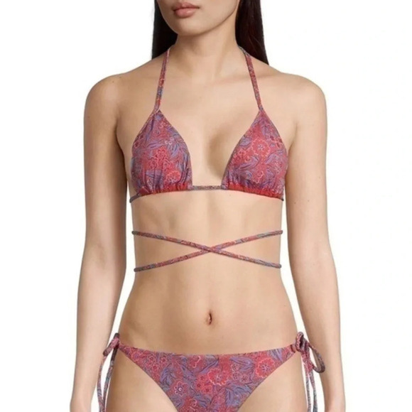 Veronica Beard Cala Bikini Top B1447